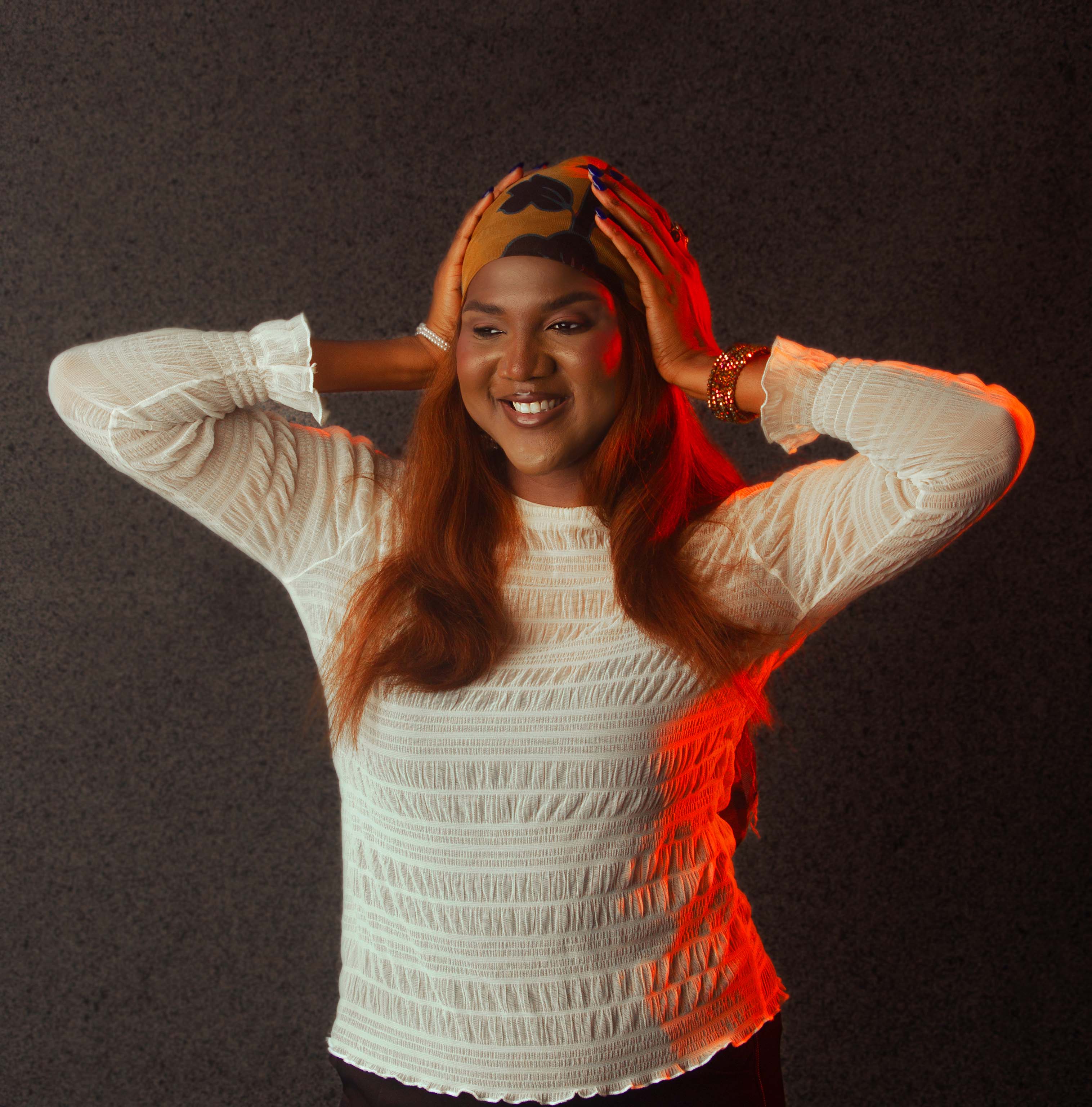 She came late for the shoot. The results made up for it.