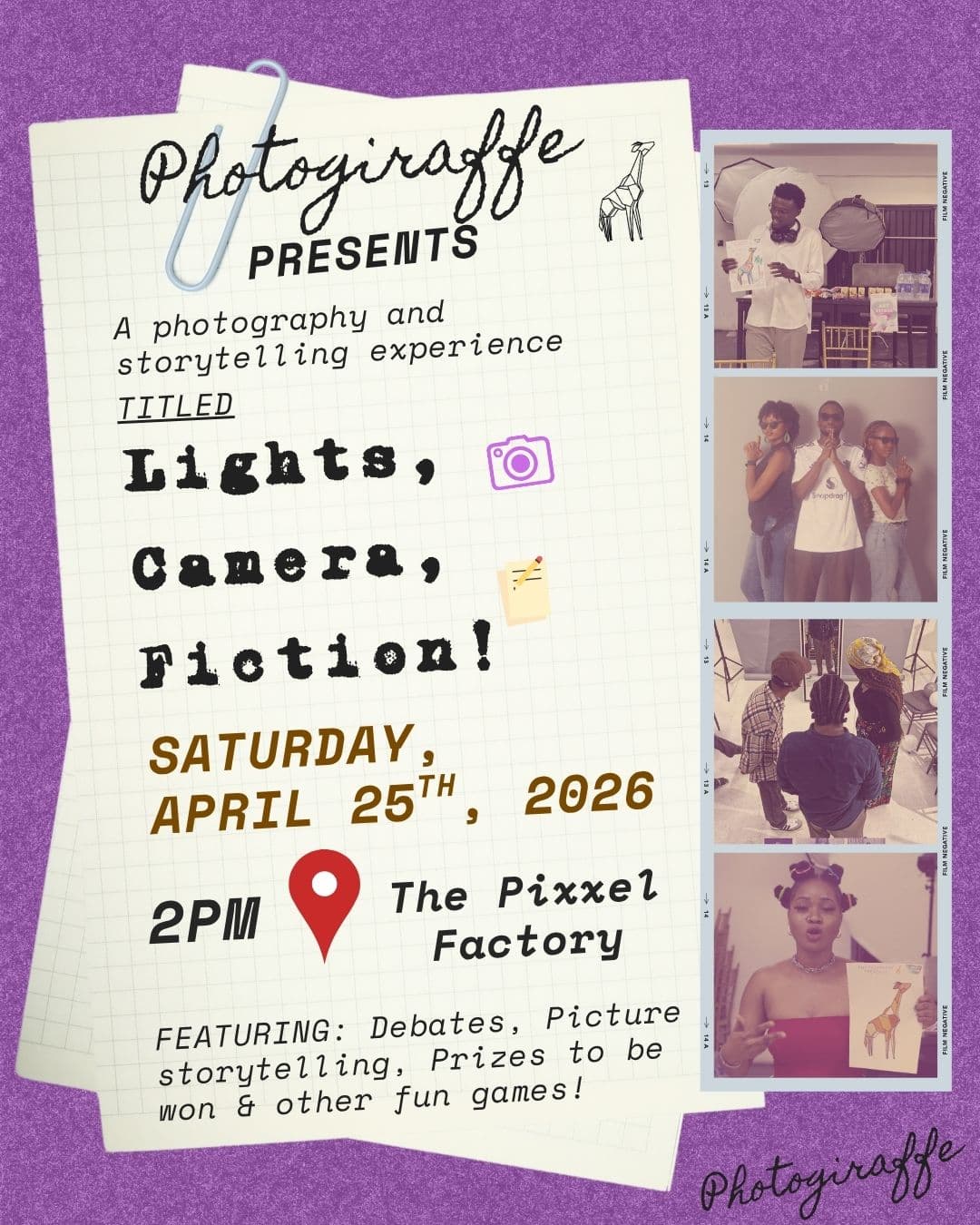 Lights, Camera, Fiction